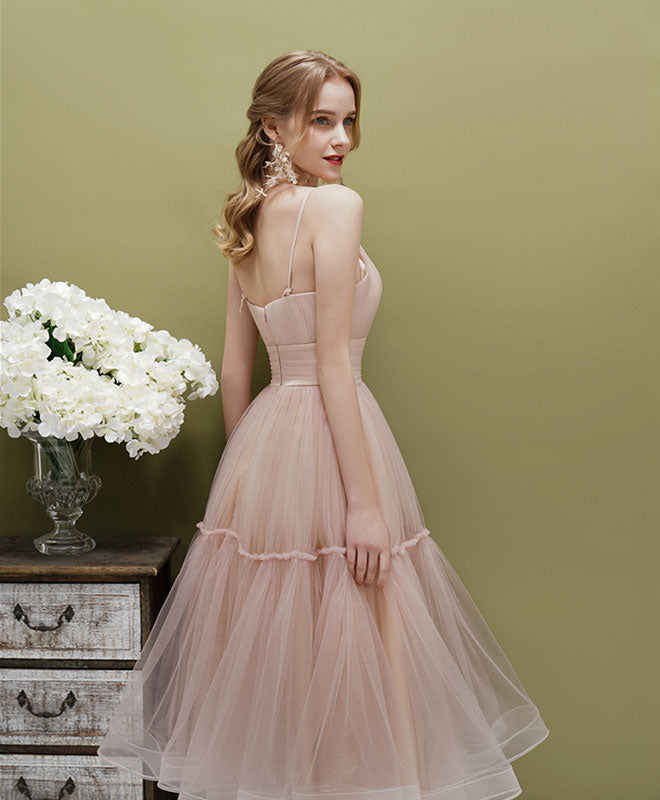 Cute Green Tulle Short Prom Dress Simple Tulle Homecoming Dress